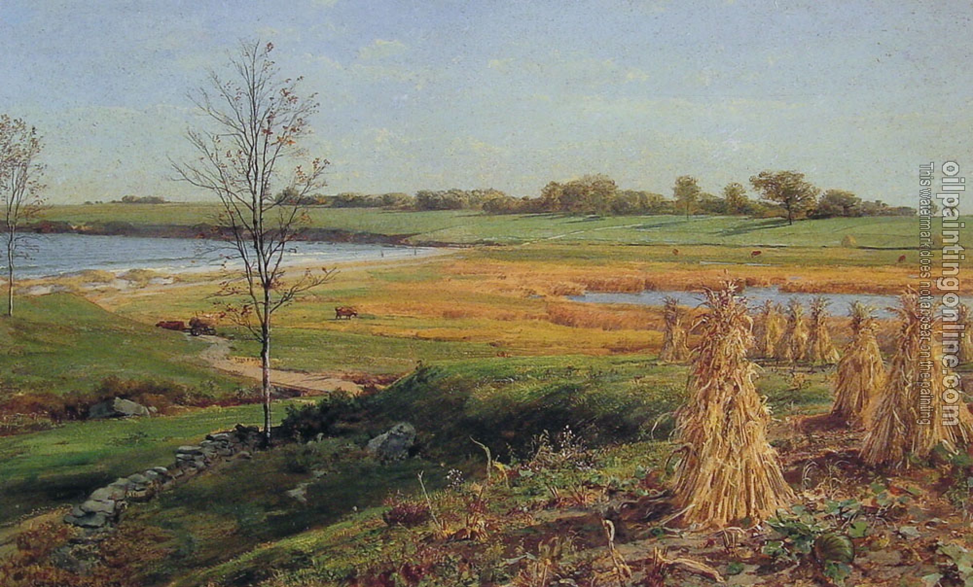 John Frederick Kensett - Connecticut Shoreline in Autumn